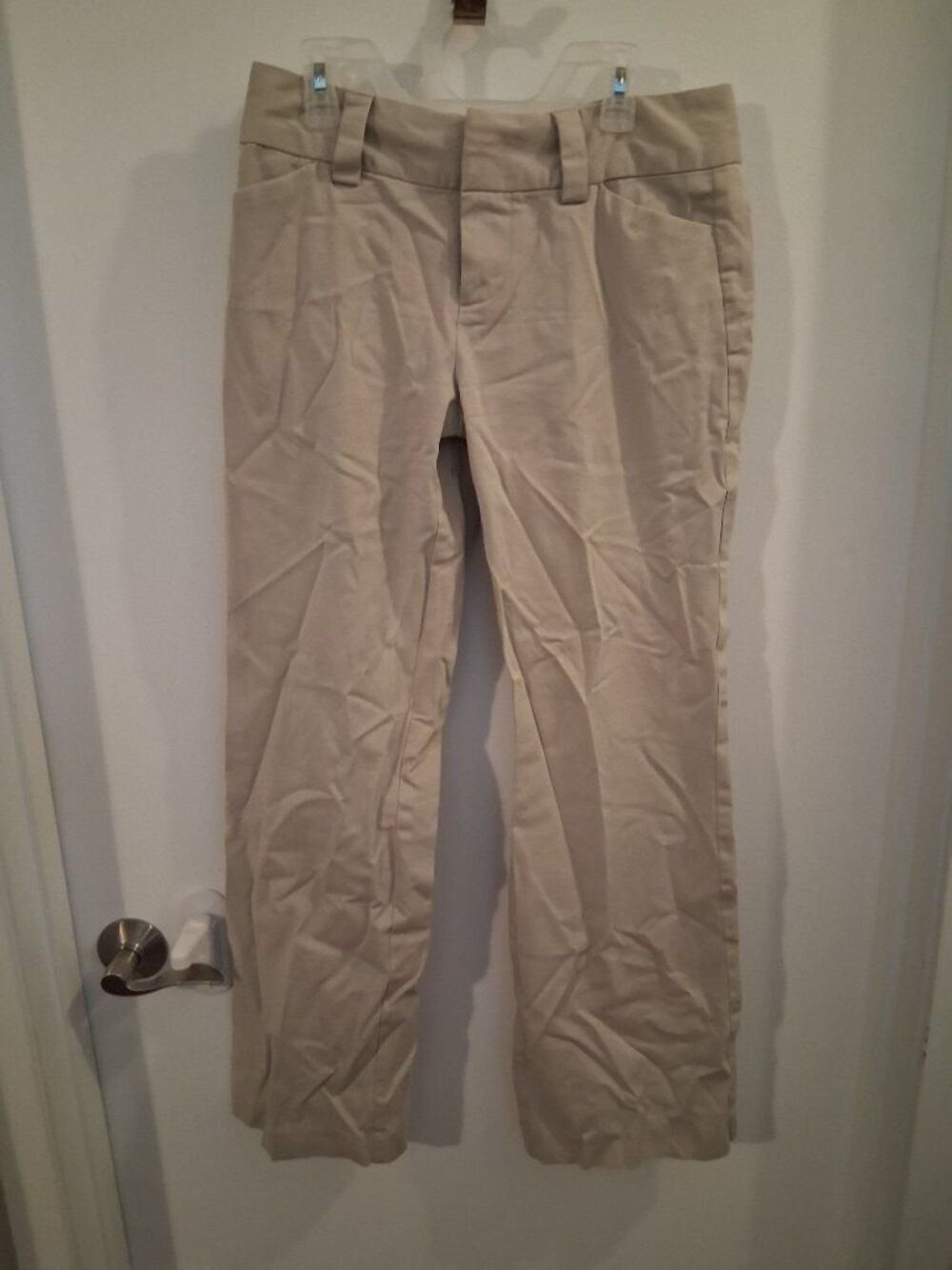 Gap Stretch Khaki Pants Business Casual Beige Size 4 BF1